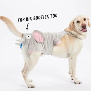 BARK Elephant Dog Halloween Costume Booty Suit in Large and Small
